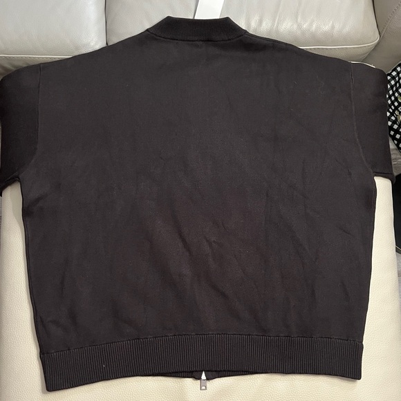 Zara Men's Zip Up Baseball Sweatshirt Jacket - Size L - Picture 6 of 8